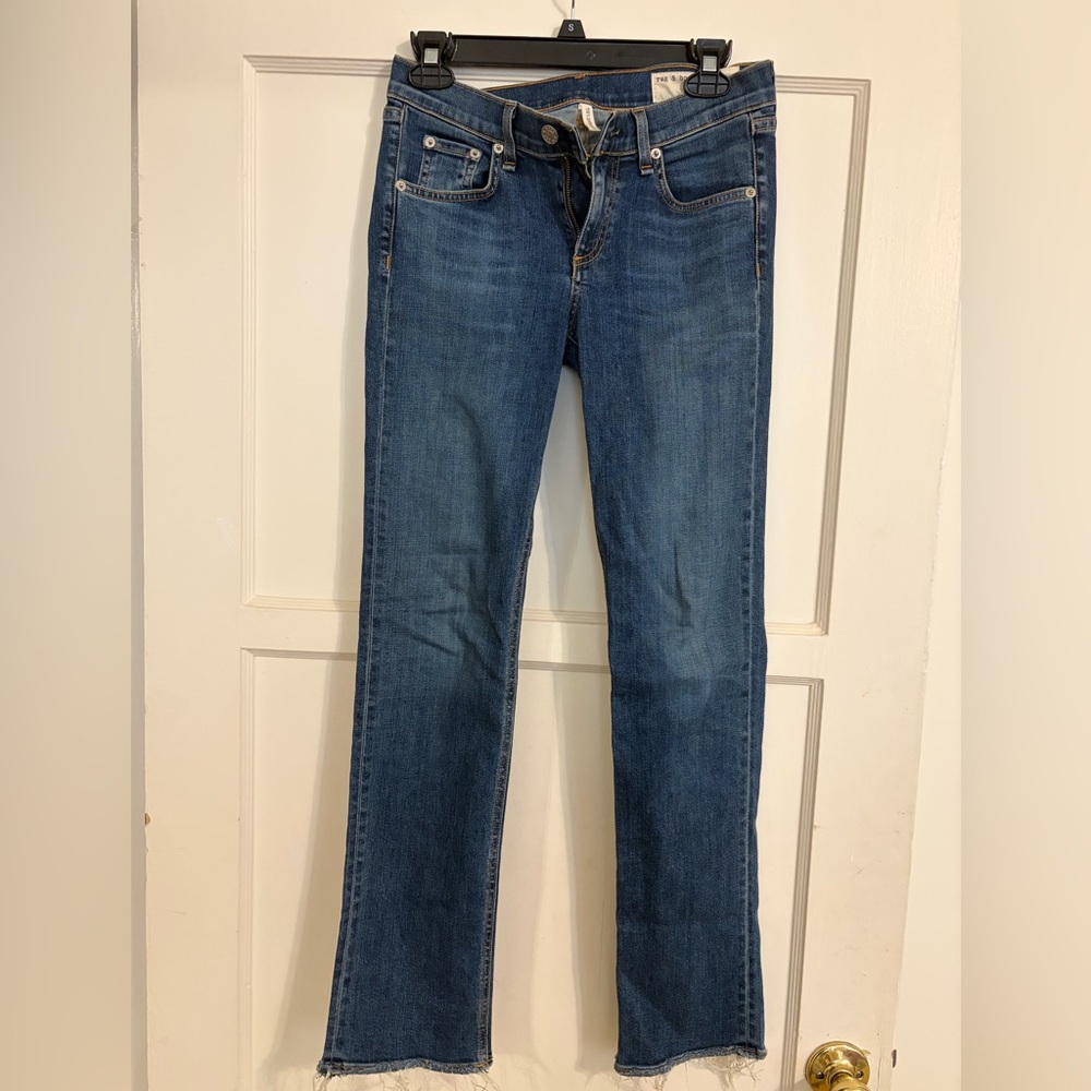 Rag & Bone straight leg Indigo Denim Jeans size 26
